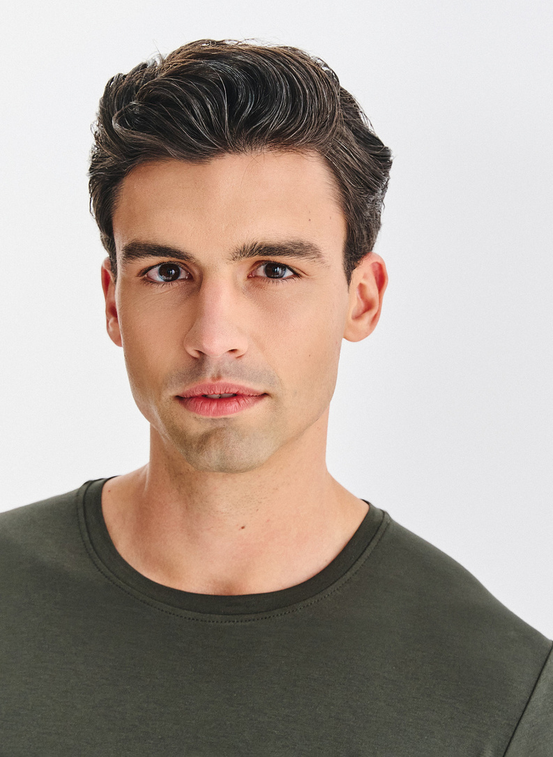 Žali vyriški T marškinėliai