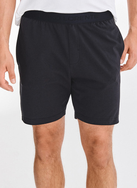 Baltai juoda vyriška pižama su medvilne