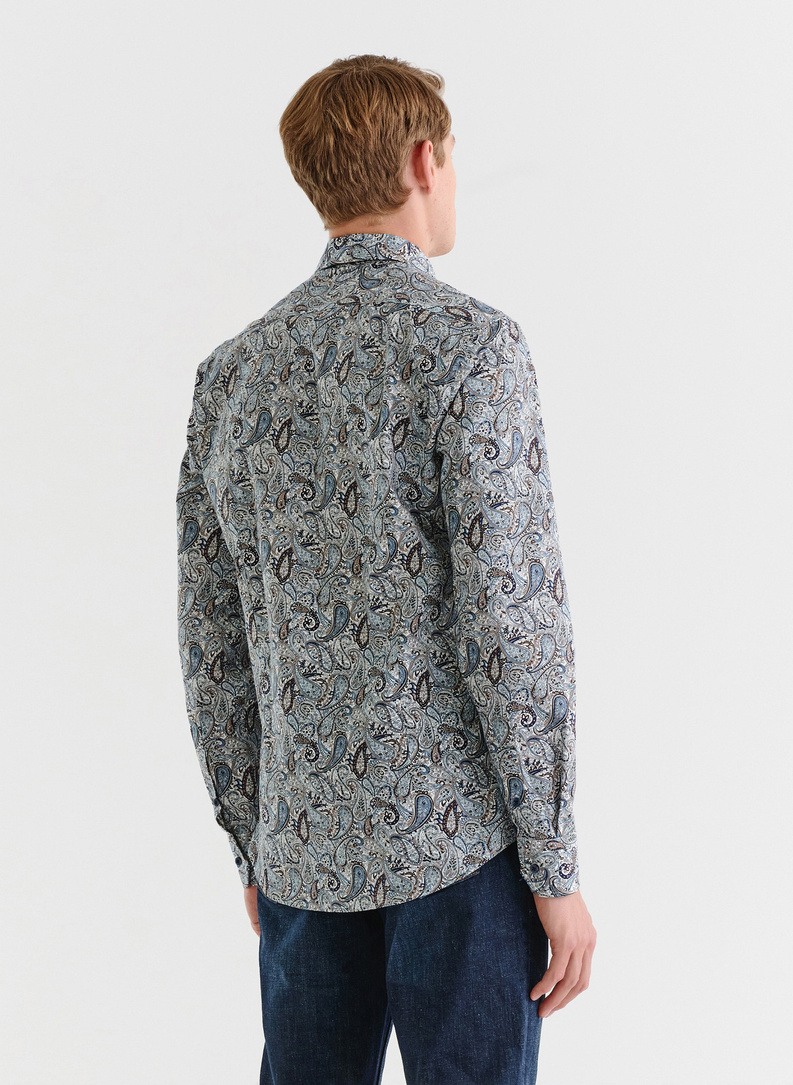 Vyriški marškiniai peislio raštu P23WN-1X-016-X-S