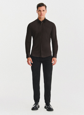 Rudi vyriški marškiniai