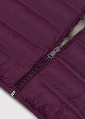 Vyšninės spalvos trumpa dygsniuota striukė