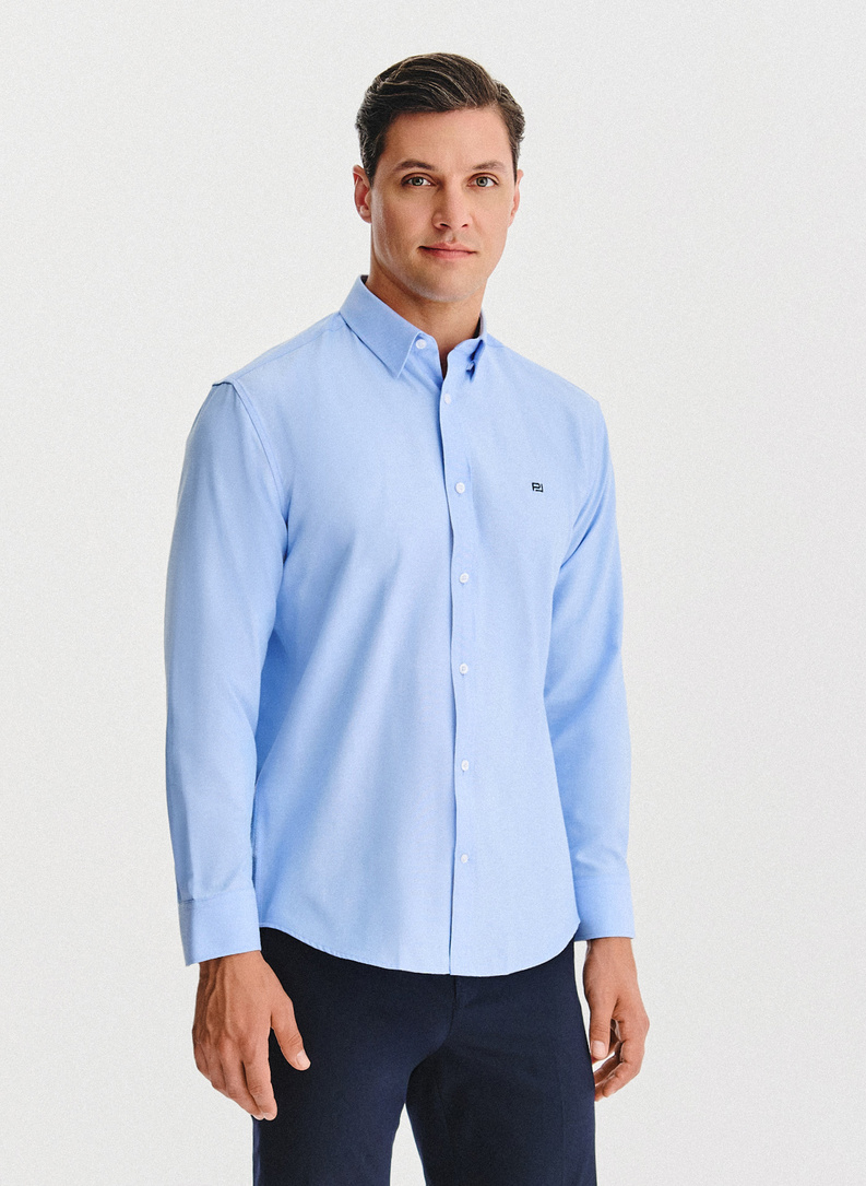 Mėlyni vyriški marškiniai