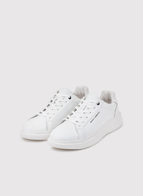 Balti vyriški sportbačiai su PL logotipu