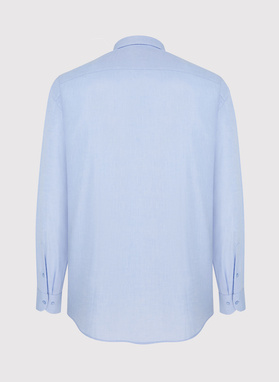 Elegantiški žydri vyriški marškiniai