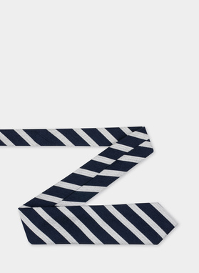 Tamsiai mėlynas vyriškas kaklaraištis P21WP-KX-266-G-0