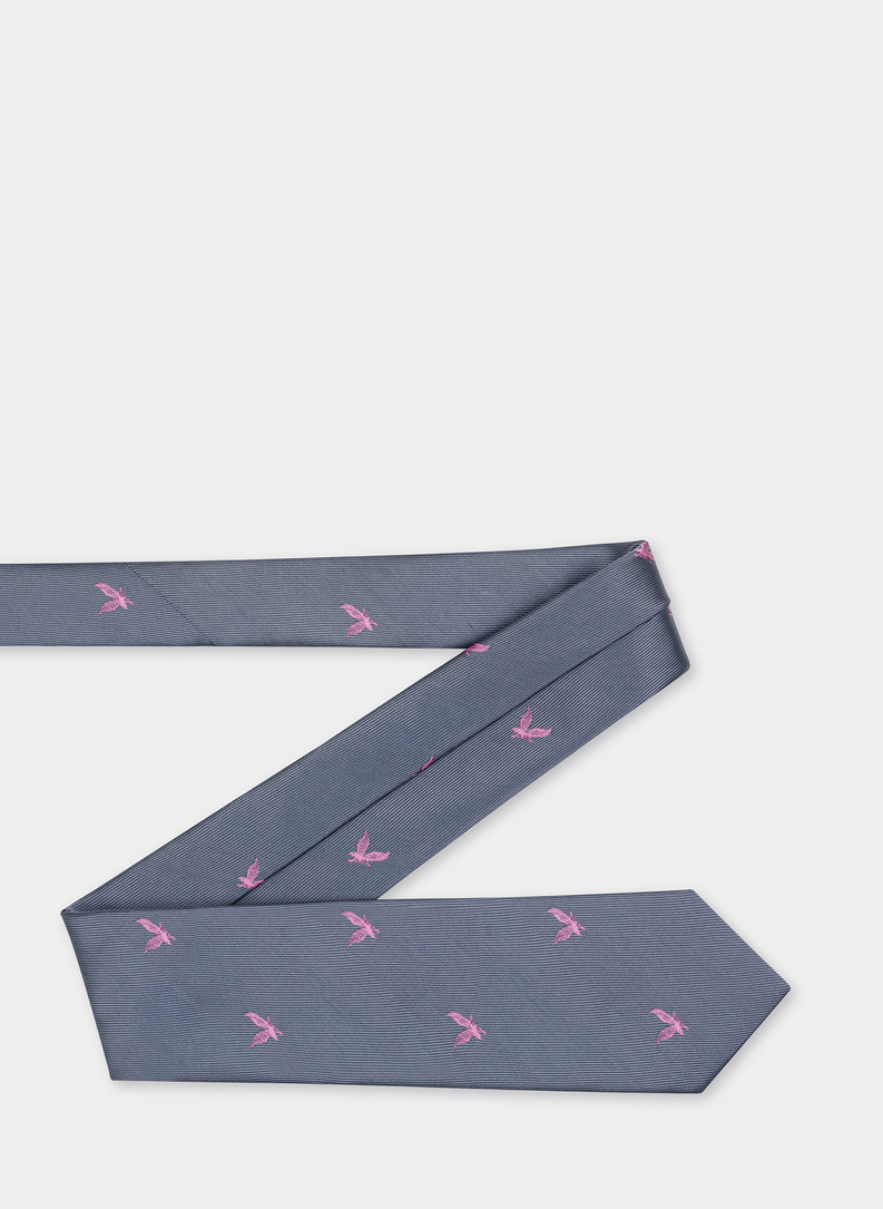 Pilkas vyriškas kaklaraištis P21WF-KX-276-S-0