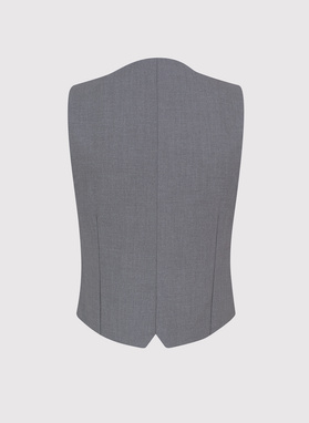 Pilka dvieilė vyriška liemenė