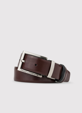 Dvipusis odinis diržas su blizgia sagtimi