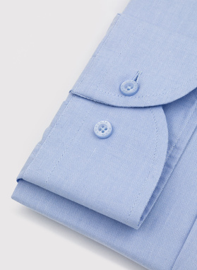 Elegantiški žydri vyriški marškiniai