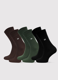 Vyriškų kojinių dryželiais komplektas