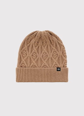 Smėlinė vyriška kepurė su vilna