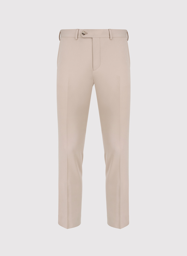 Smėlinės kostiuminės kelnės