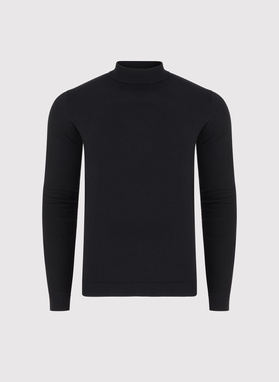 Juodas vyriškas pusgolfis