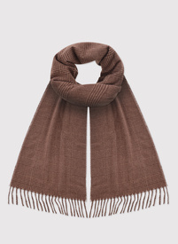 Rudos spalvos languotas vyriškas šalikas