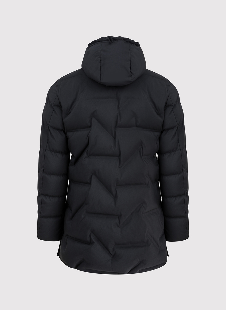 Juoda žieminė vyriška striukė