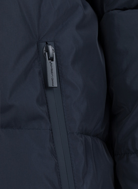 Tamsiai mėlyna žieminė vyriška striukė