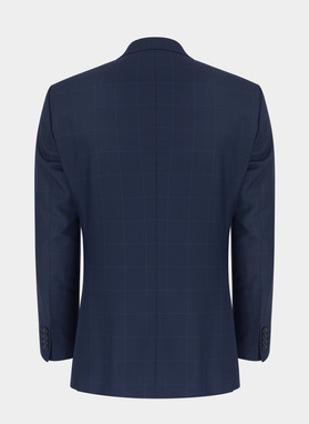 Tamsiai mėlynas kostiuminis švarkas P22SF-3G-015-G-S