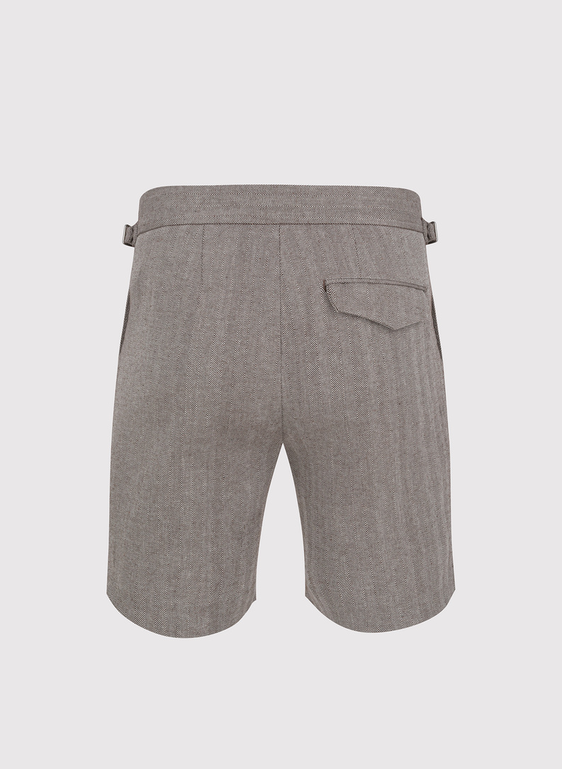 Bronzos spalvos melanžiniai vyriški šortai