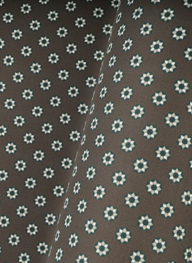 Tamsiai žalia kišeninė nosinaitė mikroraštu