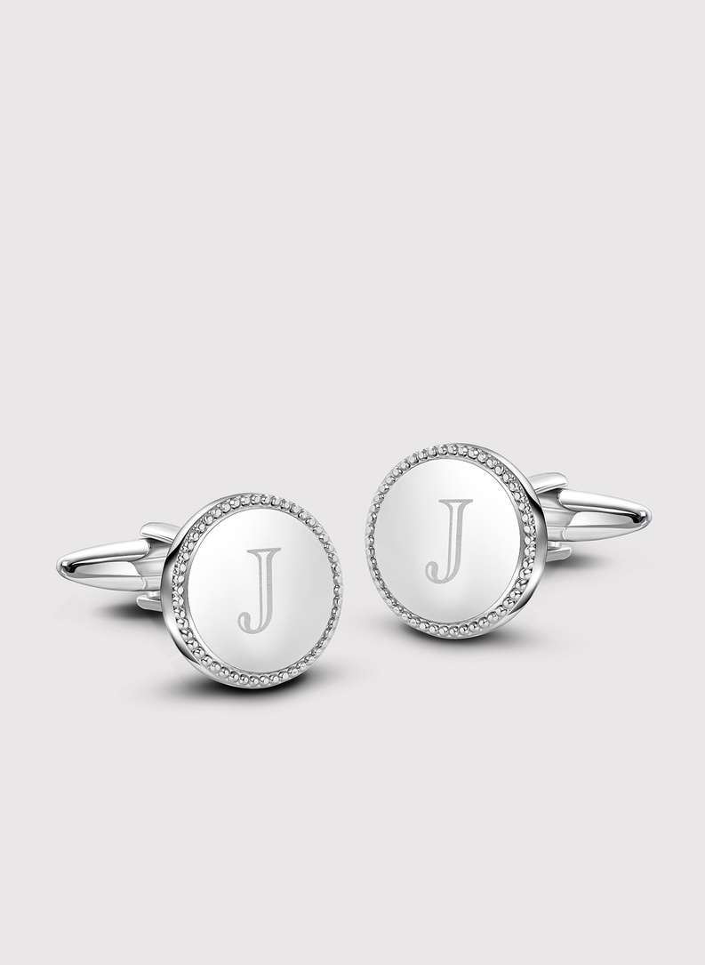 Sidabrinės rankogalių sąsagos