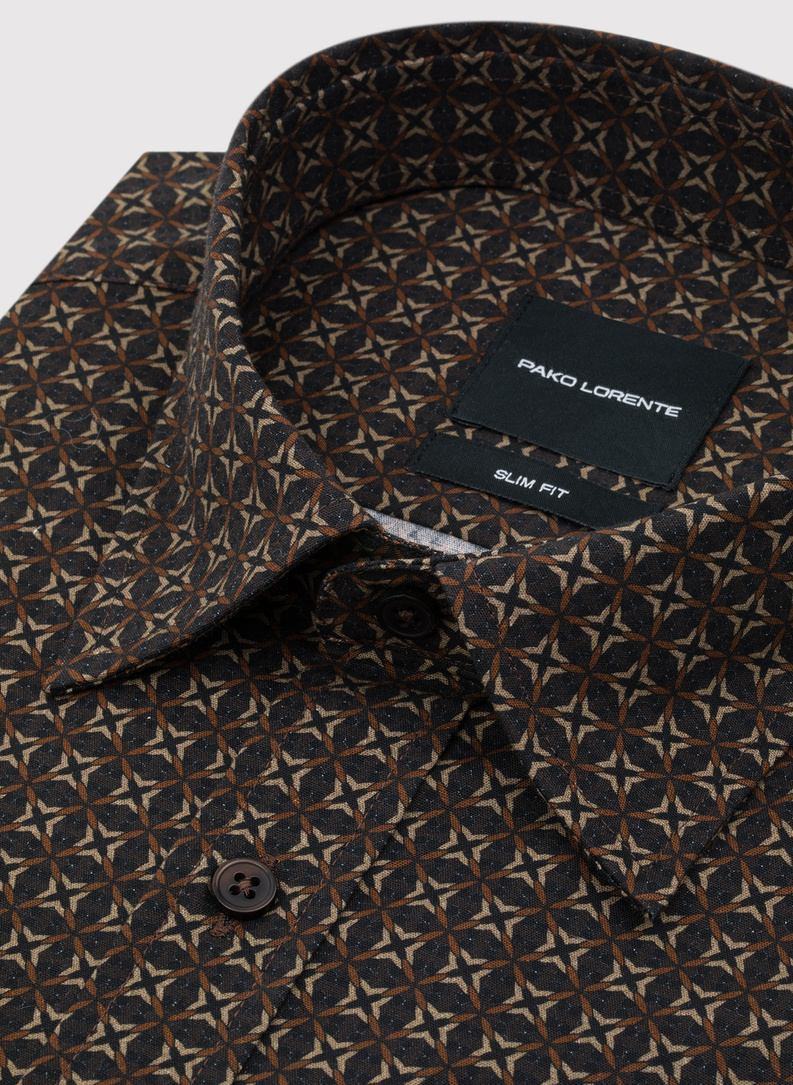 Rudi raštuoti marškiniai