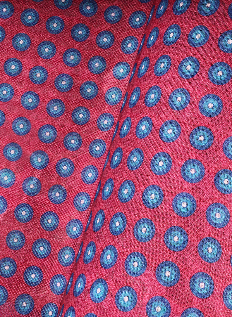 Dvipusė vyriška kišeninė nosinaitė su gėlėmis