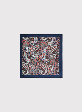 Dvipusė vyriška kišeninė nosinaitė peislio raštu