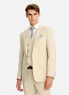 Vyriškas smėlio spalvos švarkas