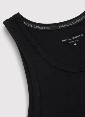 Dvejų juodos spalvos berankovių marškinėlių pakuotė