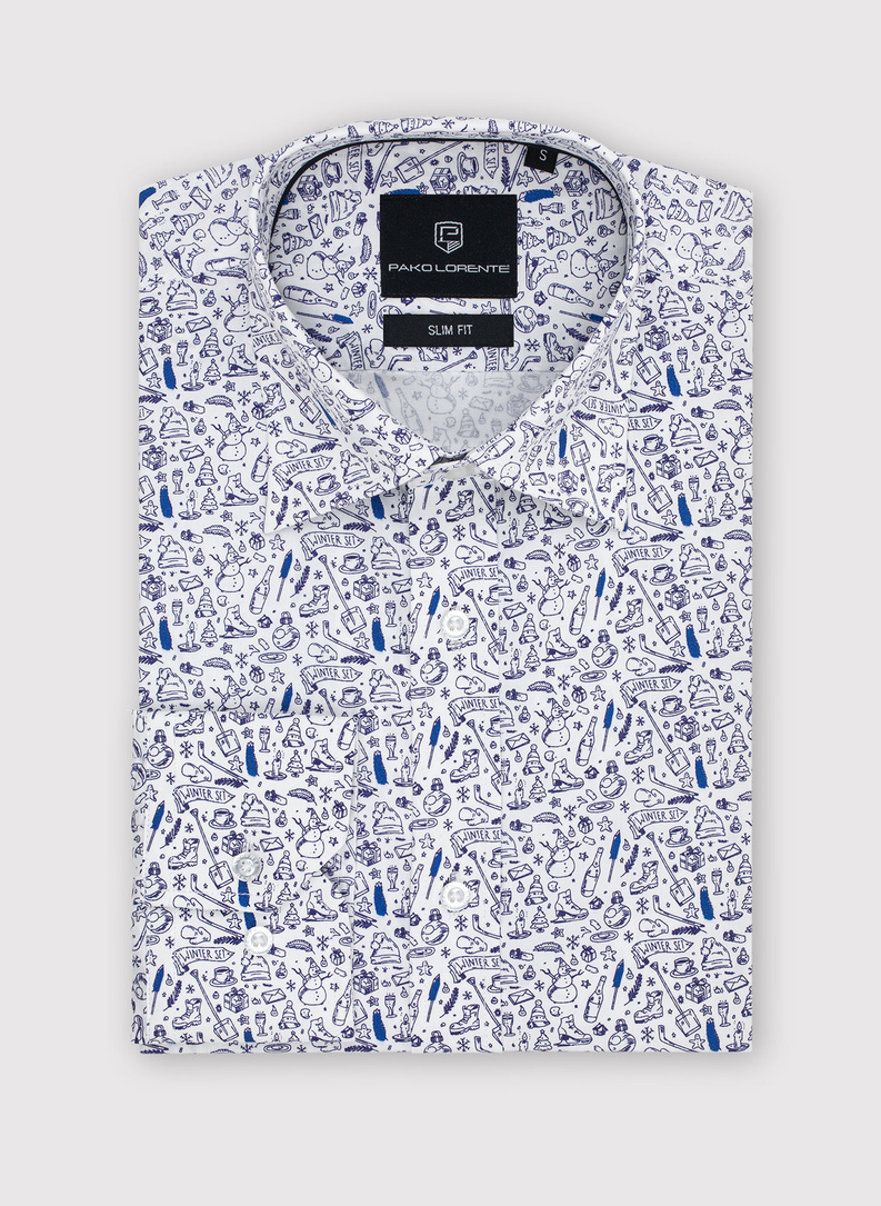 Vyriški marškiniai PANCHO PPLM9-1X-611-X