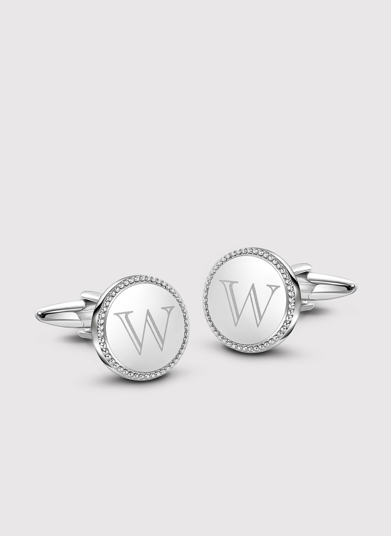 Sidabrinės rankogalių sąsagos