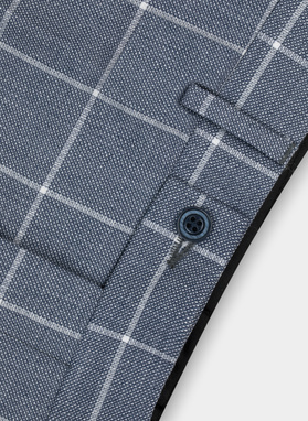 Mėlynas kostiuminis švarkas P22SF-3G-012-N-S