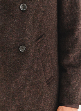 Rudas dvieilis vyriškas lietpaltis