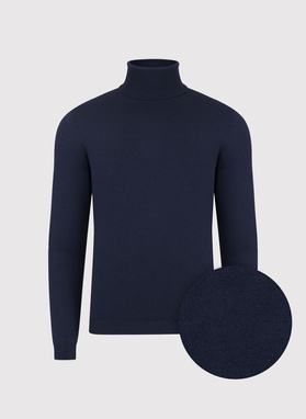 Tamsiai mėlynos spalvos vyriškas golfas