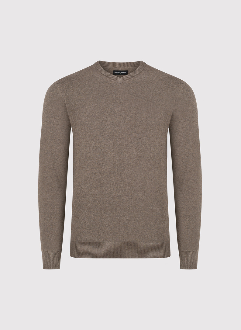 Vyriškas megztinis V apykakle