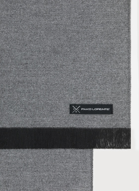 Pilkas šalikas su viskoze