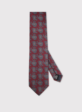 Tamsiai raudonas vyriškas kaklaraištis