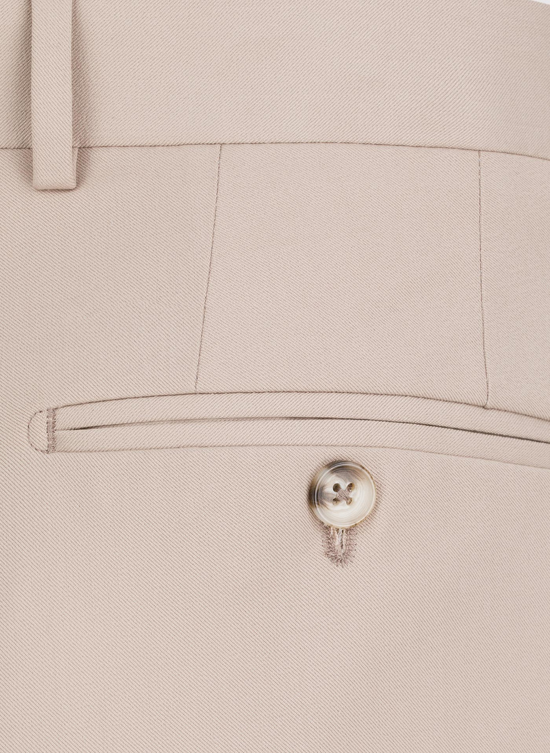 Smėlinės kostiuminės kelnės