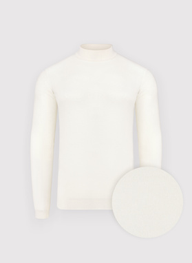 Baltos spalvos vyriškas pusgolfis