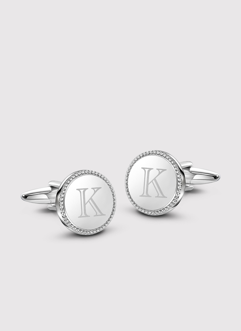 Sidabrinės rankogalių sąsagos