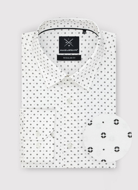 „Regular Fit“ kirpimo vyriški marškiniai smulkiu raštu
