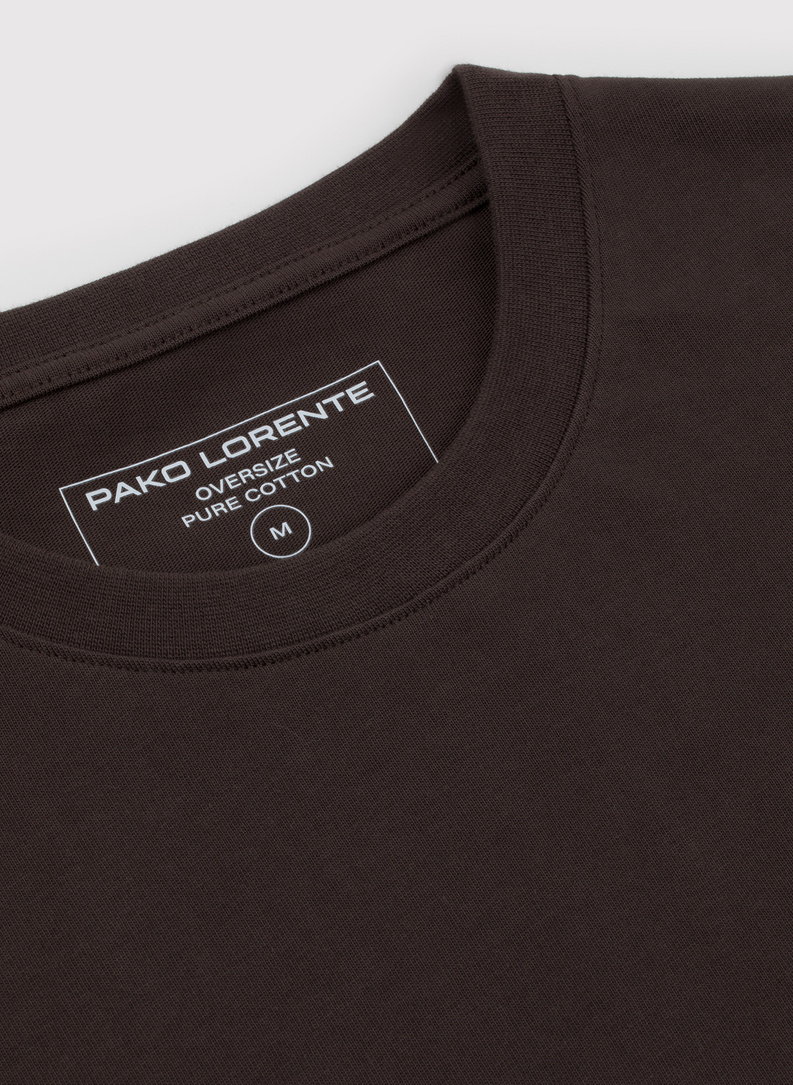 Rudi didžiulio dydžio T marškinėliai