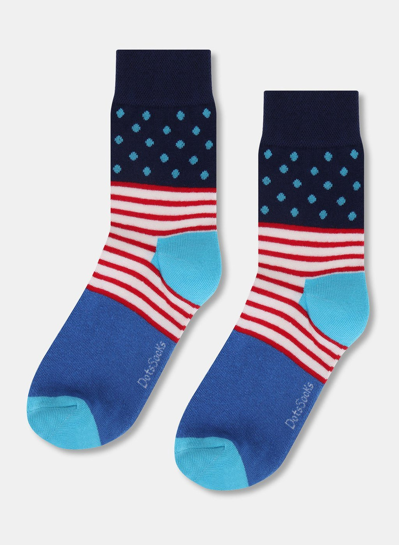 Skarpetki w kropki i paski DTS-SX-337-X
