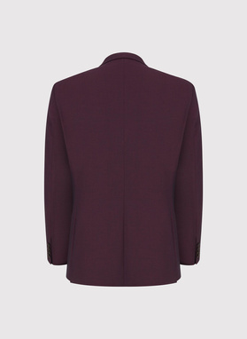 Tamsiai raudonas kostiuminis švarkas