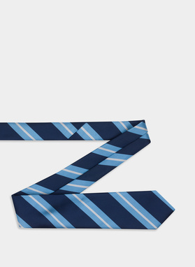 Tamsiai mėlynas vyriškas kaklaraištis P22SF-KX-010-G-0