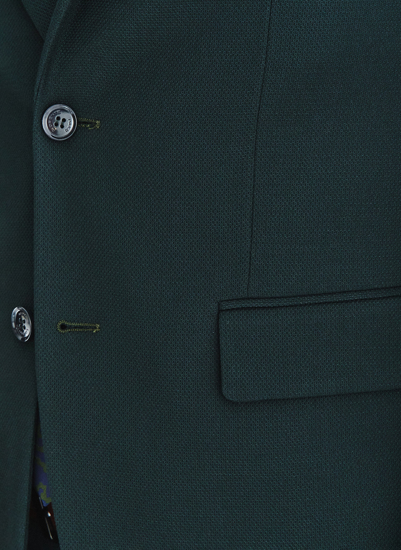 Žalias kostiuminis švarkas