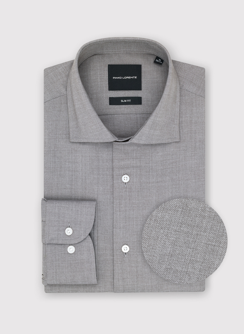 Pilki vyriški marškiniai