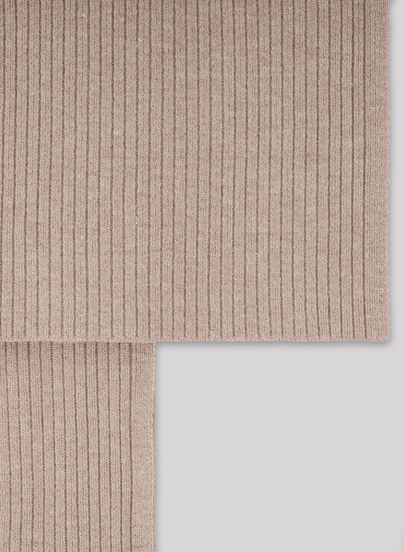 Smėlinis dryžuotas vyriškas šalikas