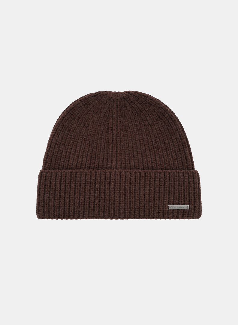 Ruda vilnonė vyriška kepurė