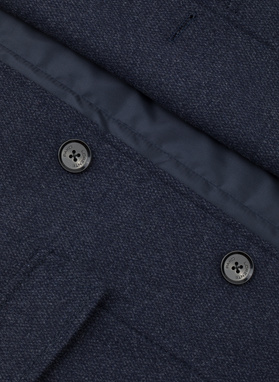 Tamsiai mėlynas vyriškas lietpaltis